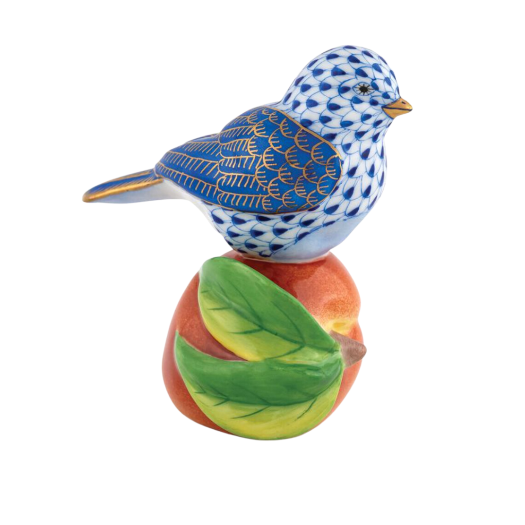 herend Bird On Peach – Mary Mahoney