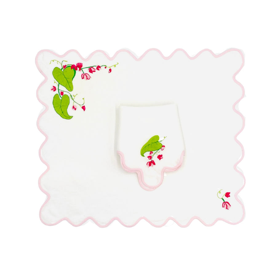 Tab - Mary Mahoney Linens - Zoe Pink - Main