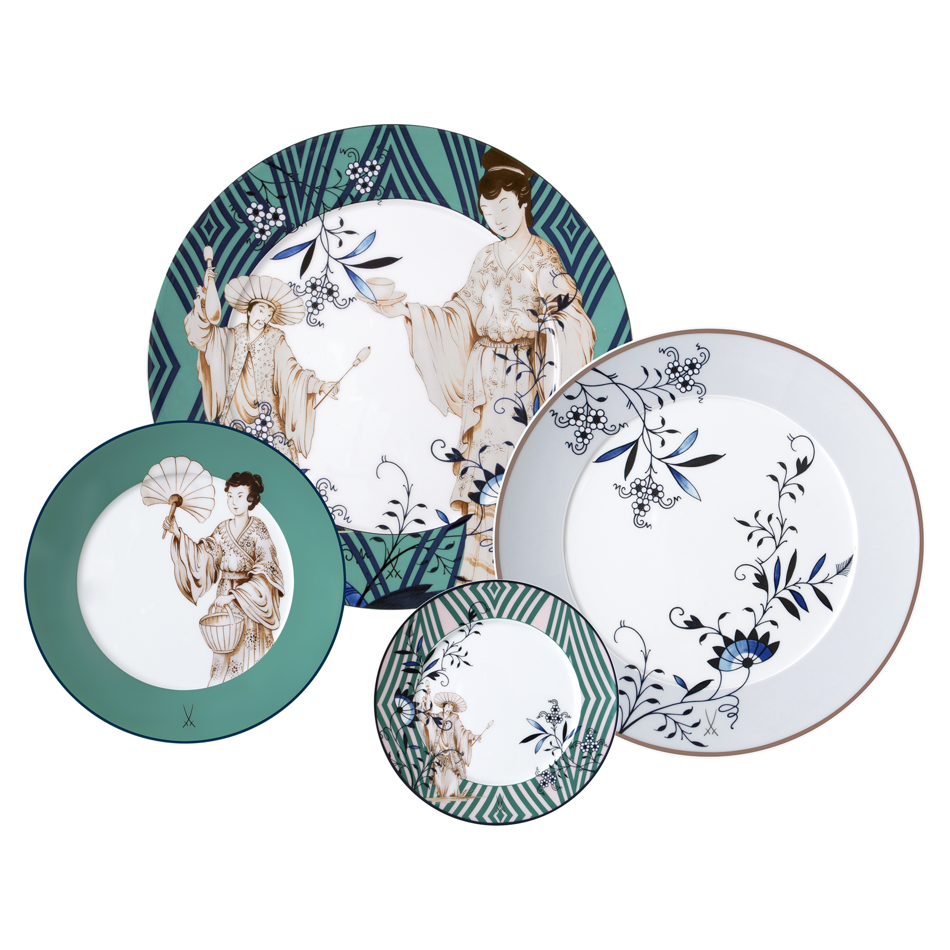Tab - Meissen - Collage Noble Chinese - Main