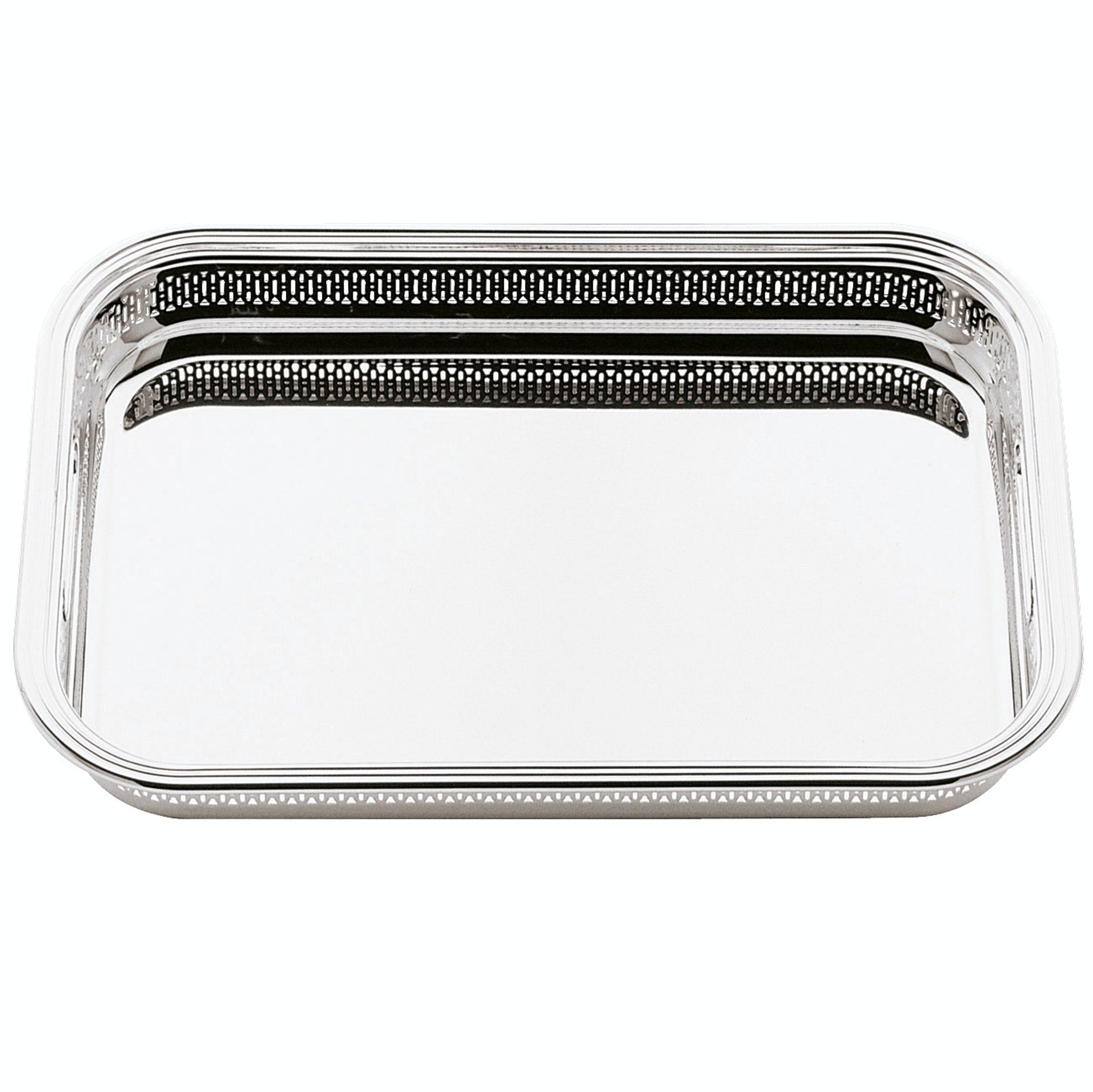 Tab - Greggio - English Pierced Rectangular Tray - Main