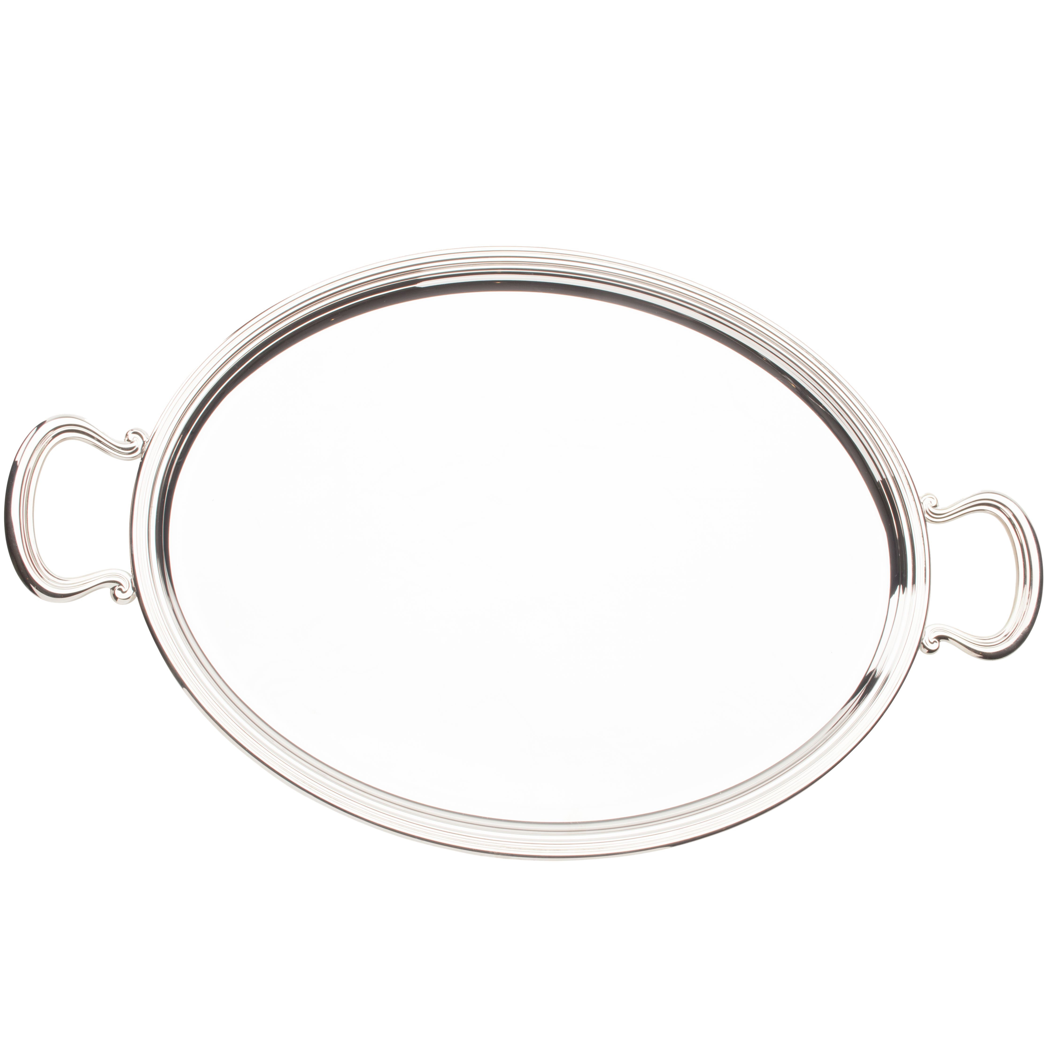 Tab - Greggio - English Oval Tray W/ Handles - Main