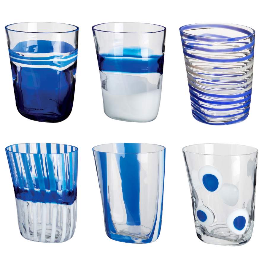 Tab - Carlo Moretti - Bora Blue Tumblers - Main