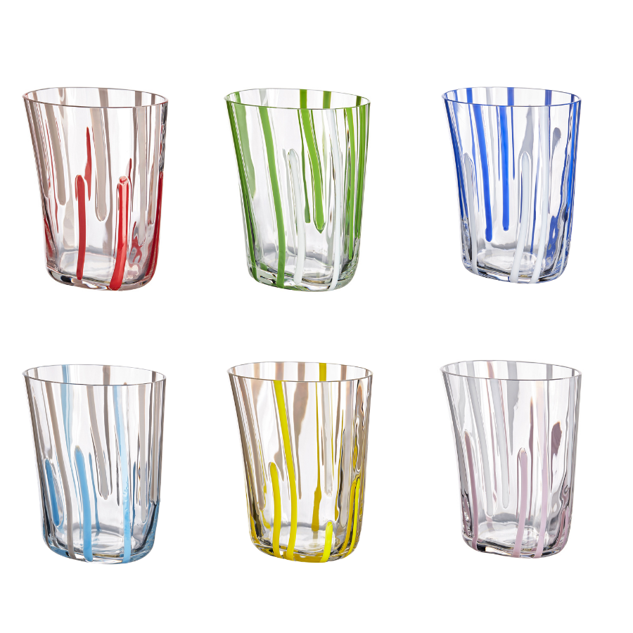 Tab - Carlo Moretti - Bora Striped  Tumblers - Main