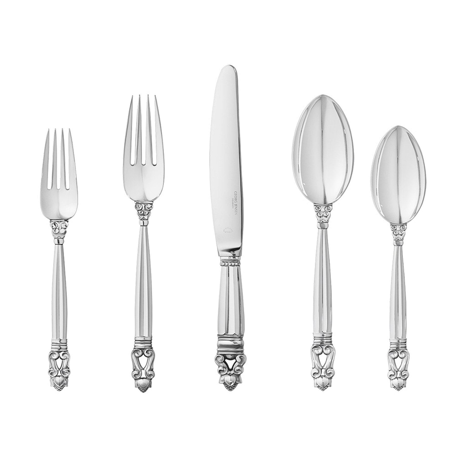 Tab - Georg Jensen - Acorn Sterling Silver - Main