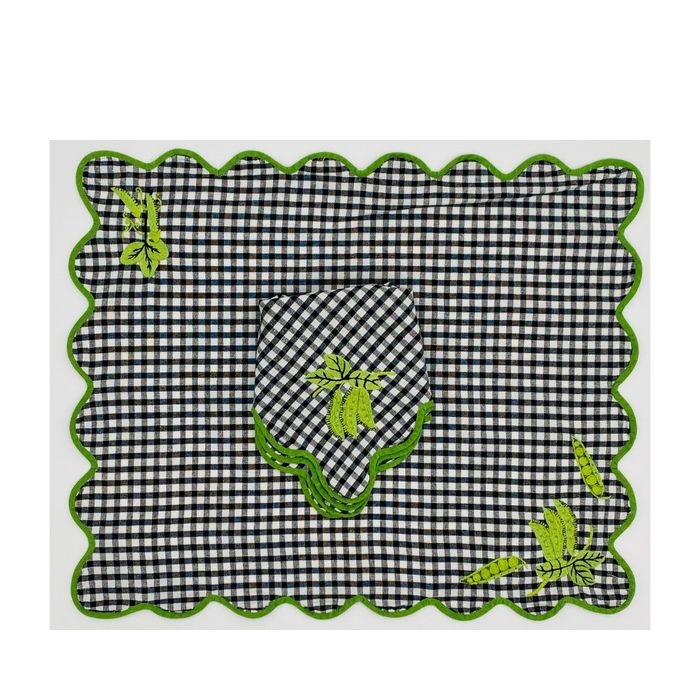 Tab - Mary Mahoney Linens - Pea Pods - Main