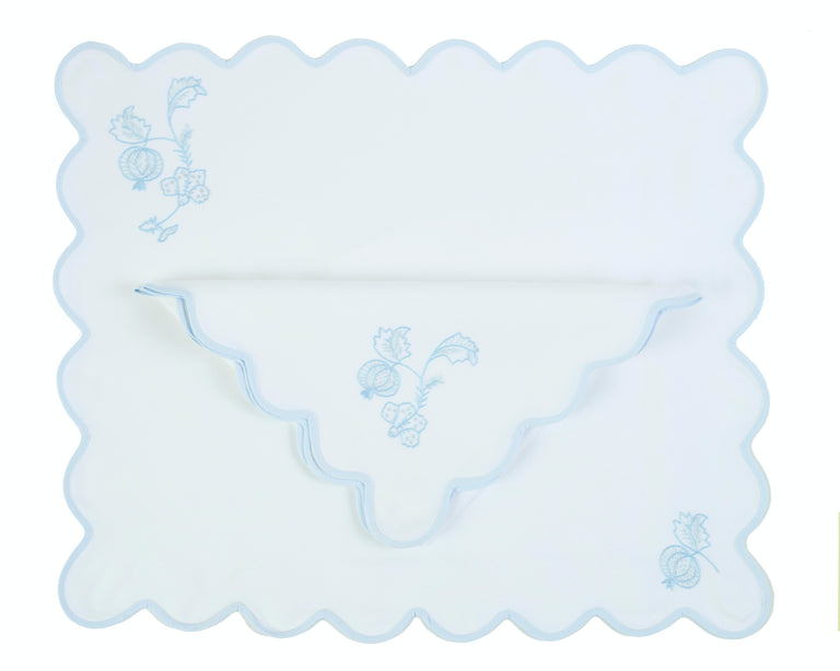 Tab - Mary Mahoney Linens - Pommy Blue - Main