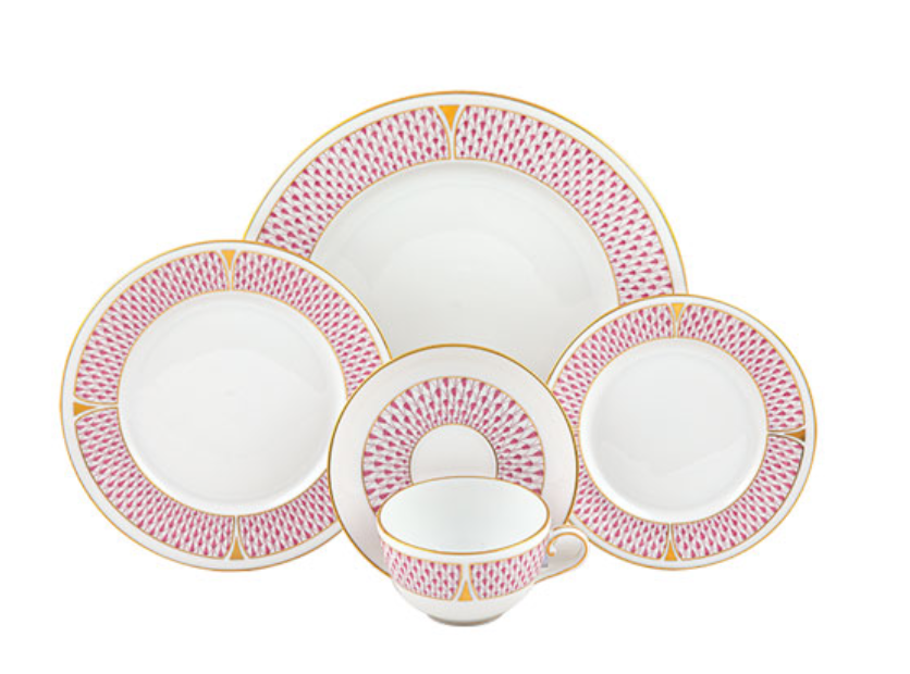 Tab - Herend - Art Deco Raspberry - Main