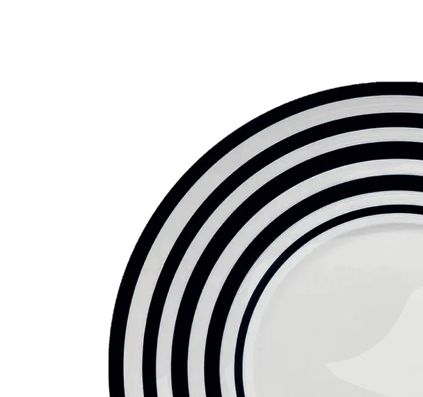 Tab - JL Coquet - Hemisphere Bakelite Black Stripe - Main