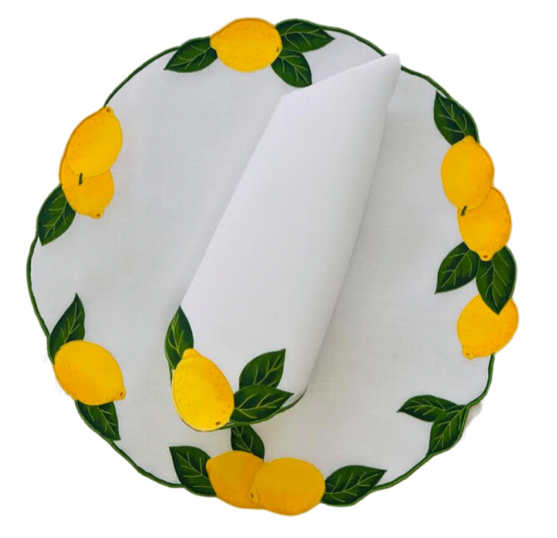 Tab - Houria Tazi - Citron Linen Collection - Main