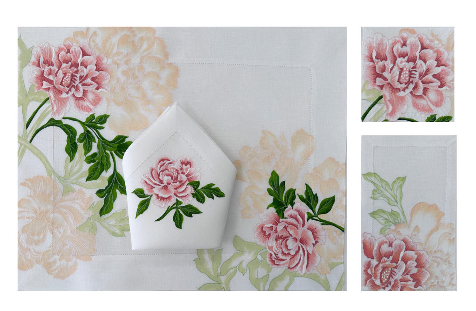 Tab - Houria Tazi - Pivoine Trio Linen - Main