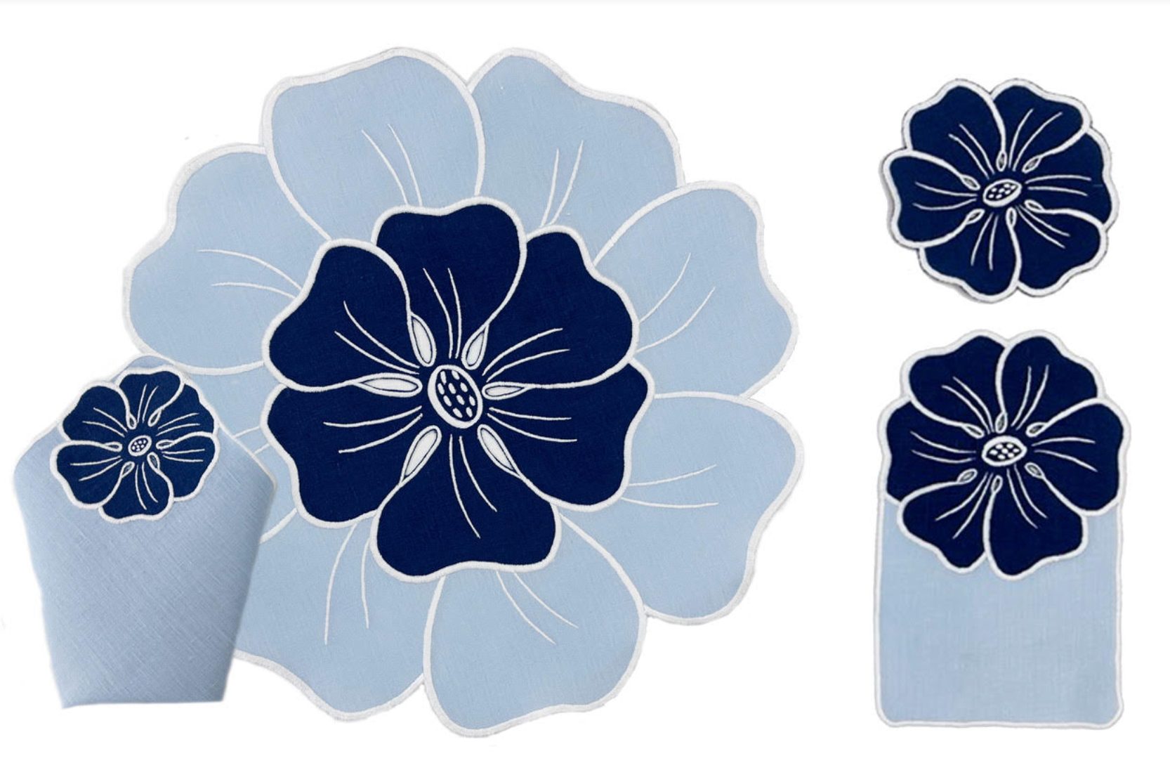 Tab - Houria Tazi - Fleur Blue - main