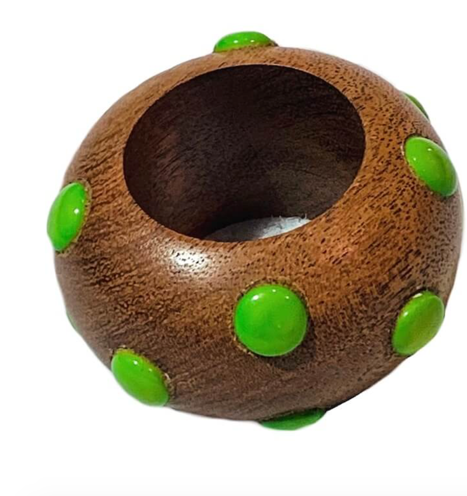 Tab - Von Gern Home - Candy Dot Napkin Ring