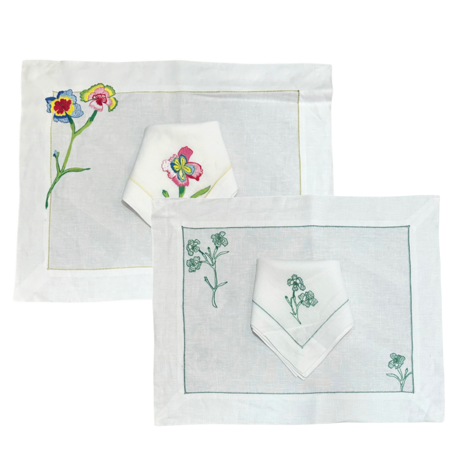 Tab - Mary Mahoney Linens - Carnation