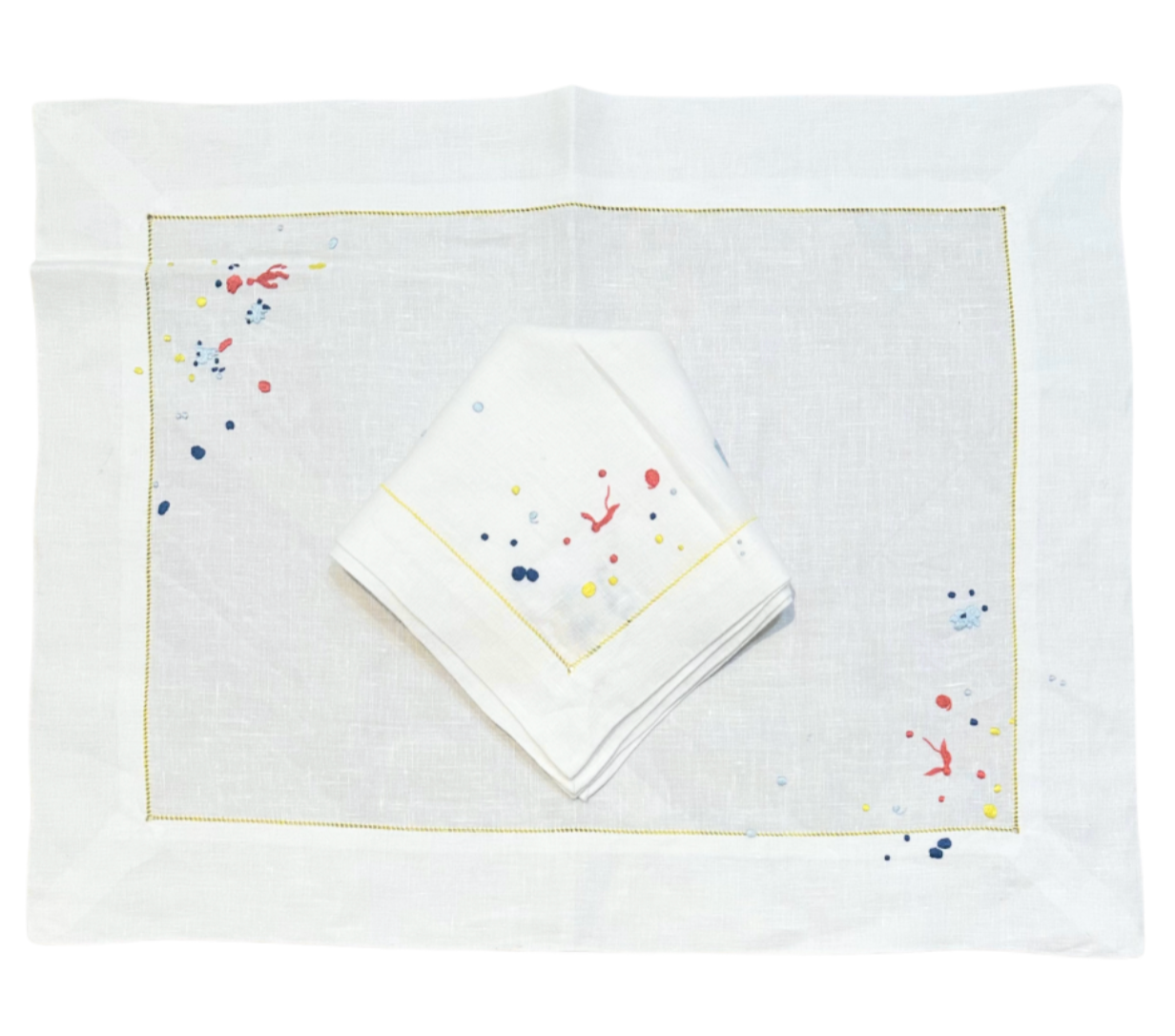 Tab - Mary Mahoney Linens - Whimsy Hem Yellow