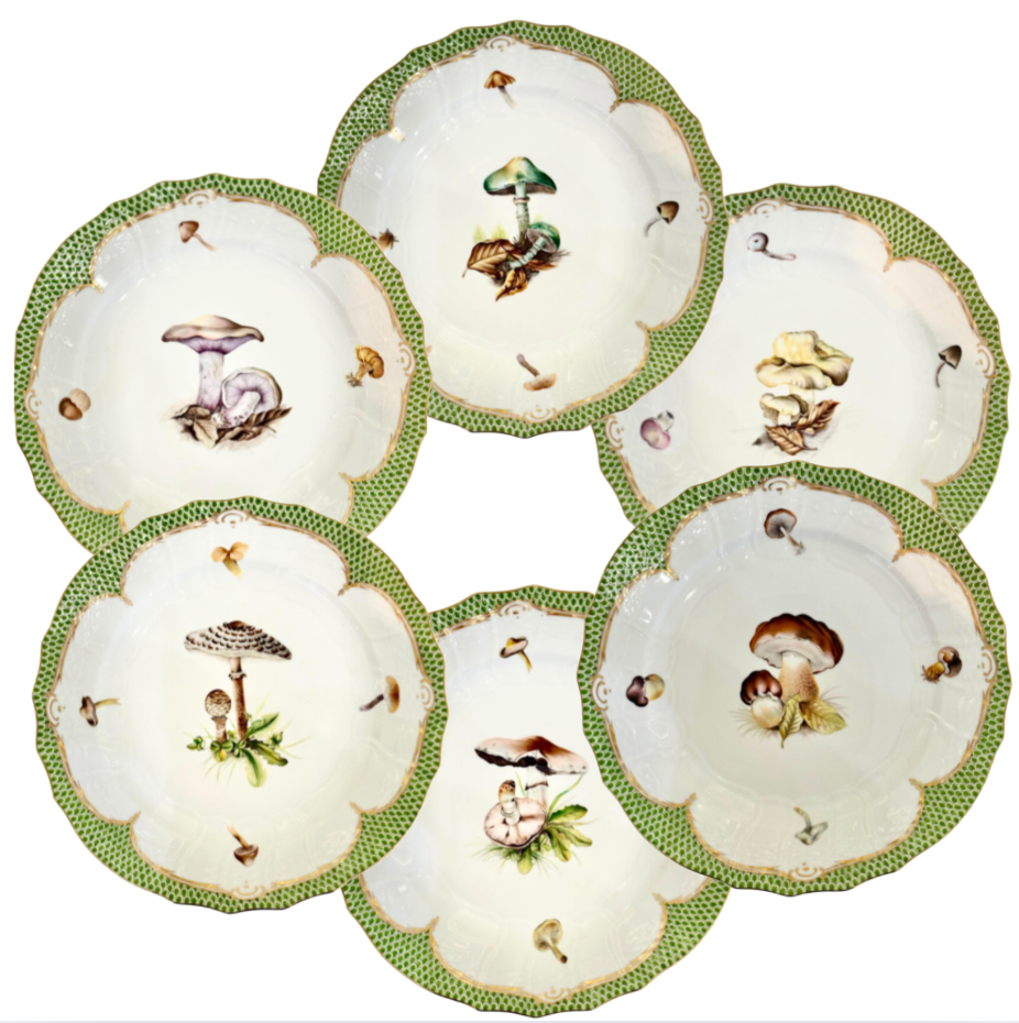 Tab - Herend - Fish Scales Custom Mushroom