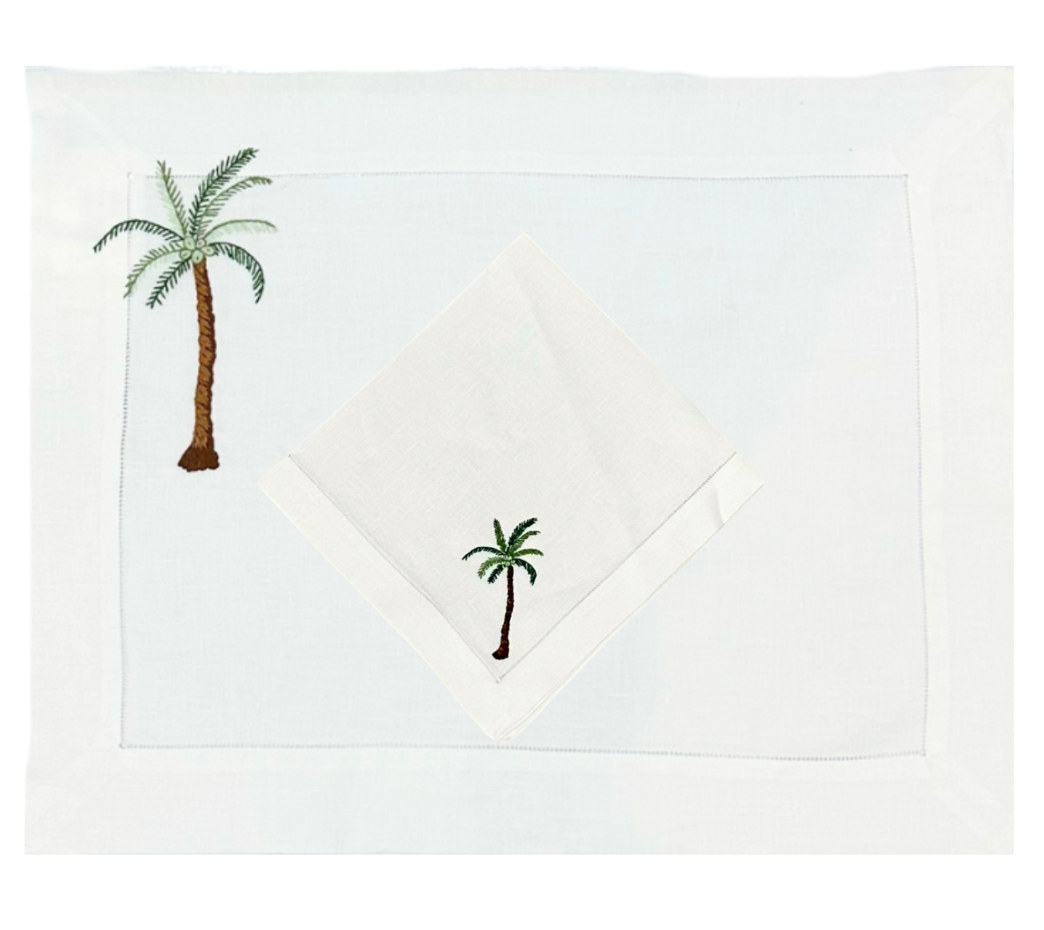Tab - Mary Mahoney Linens - Palm Tree