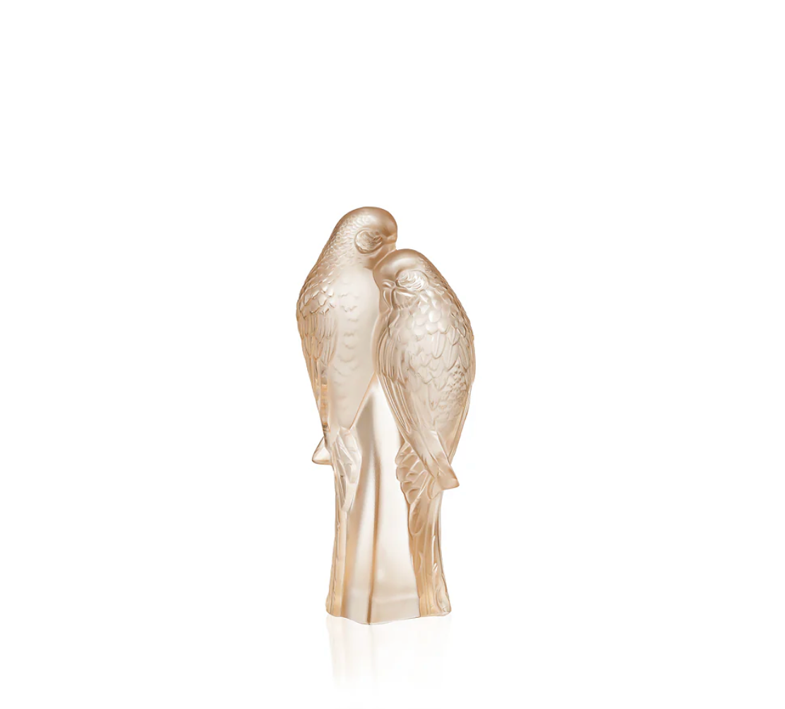 Tab - Lalique - 2 Parakeets Figurine