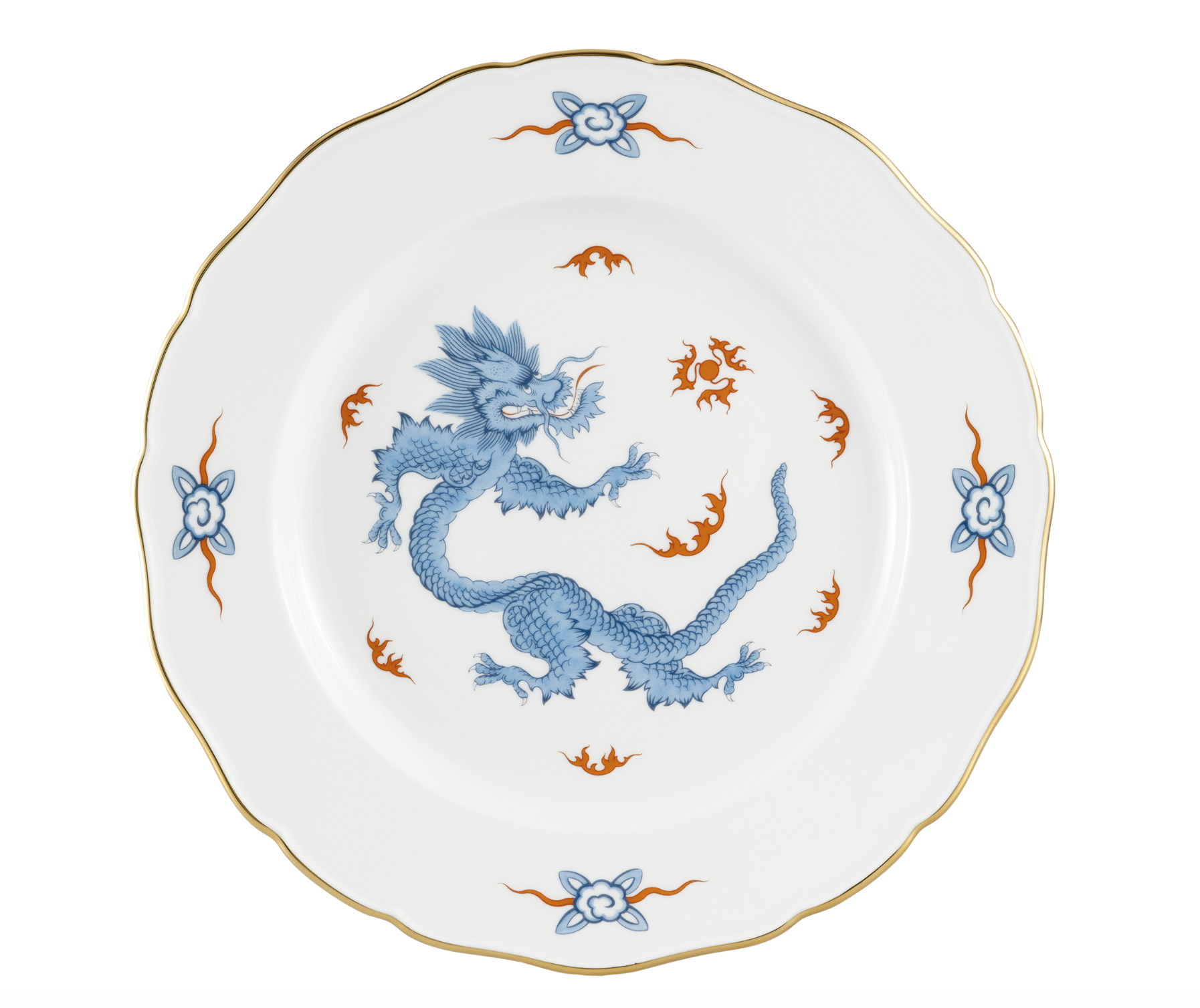 Tab - Meissen - New Ming Dragon Blue