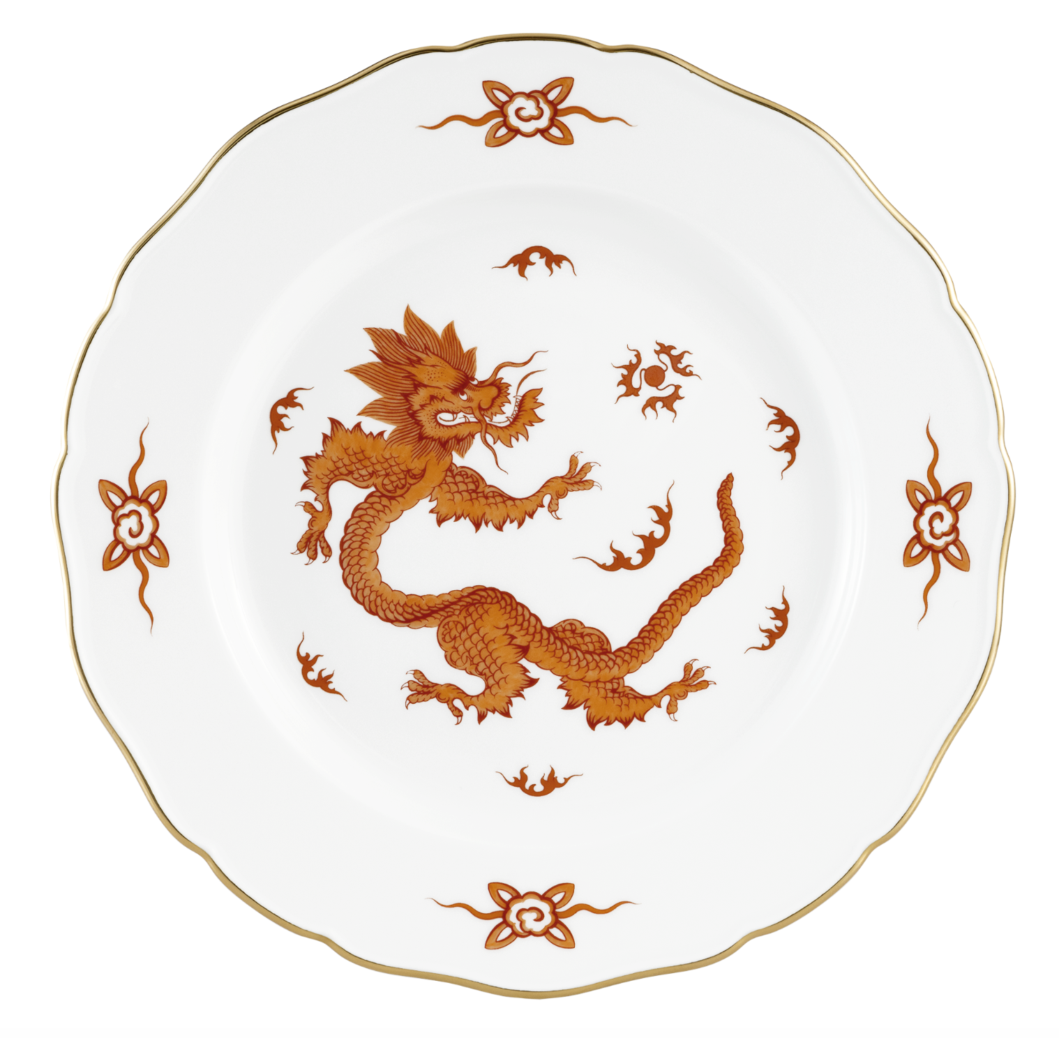 Tab - Meissen - New Ming Dragon Red