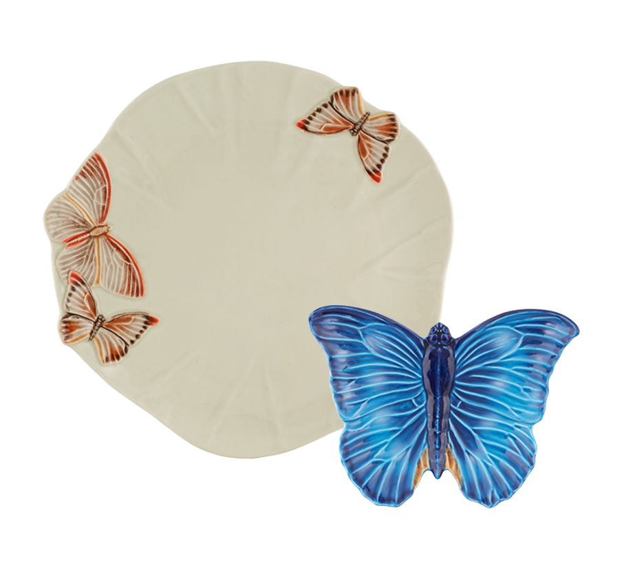 Tab - Bordallo Pinheiro - Cloudy Butterflies