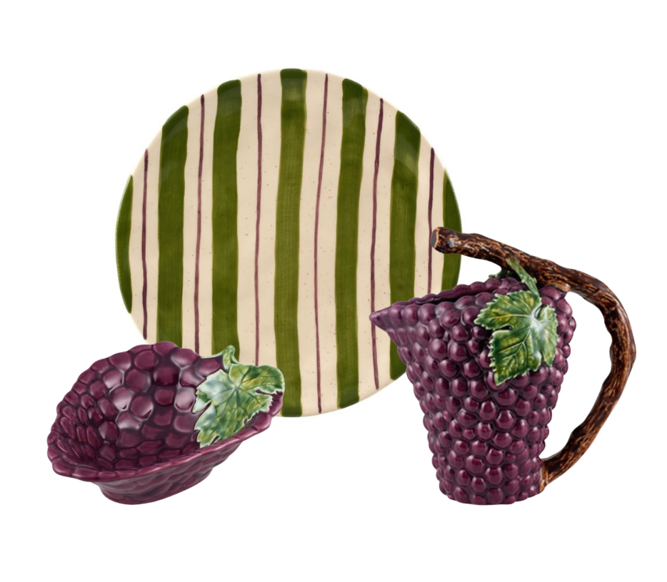 Tab - Bordallo Pinheiro - Grapes