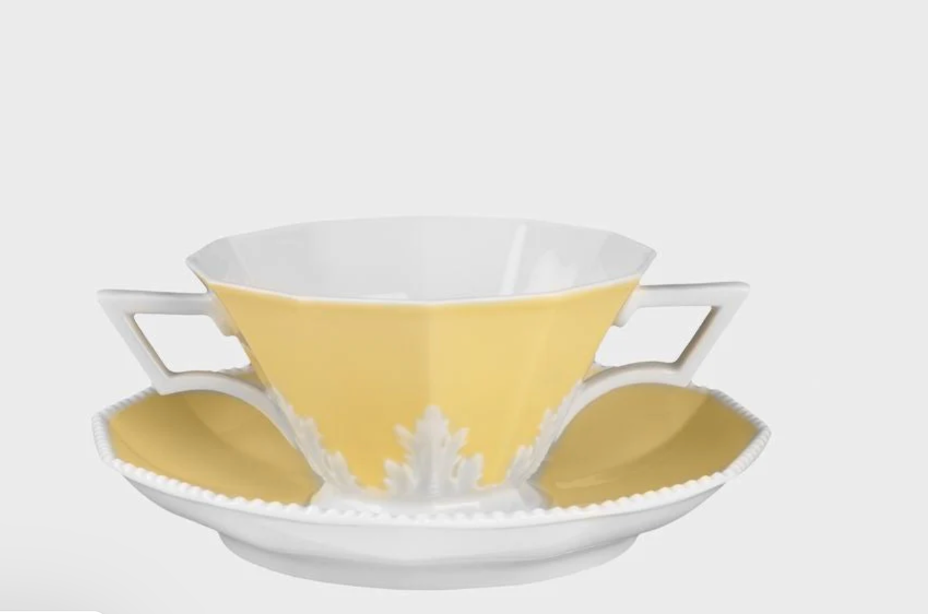 Tab - Nymphenburg - Pearl Symphony Yellow. - Min