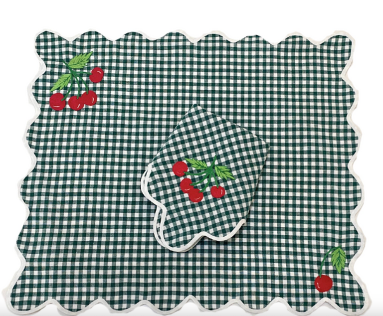 Tab - Mary Mahoney Linen - Picnic Green