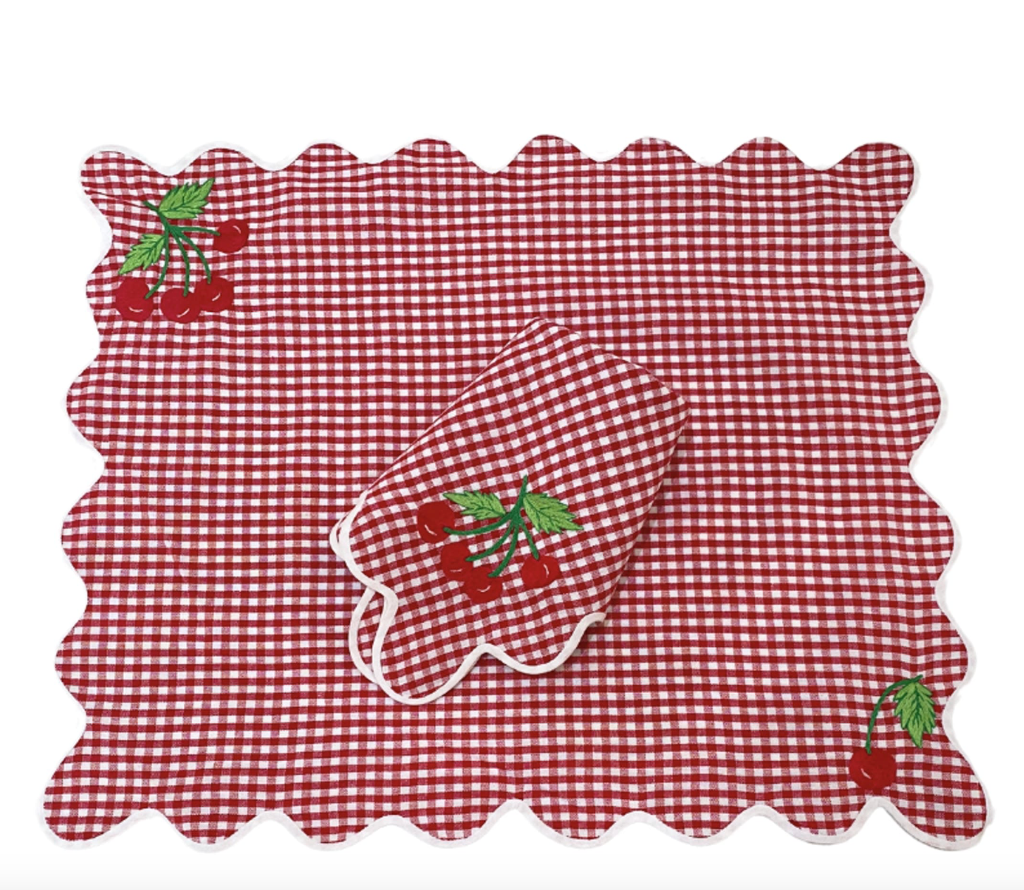 Tab - Mary Mahoney Linens - Picnic Red