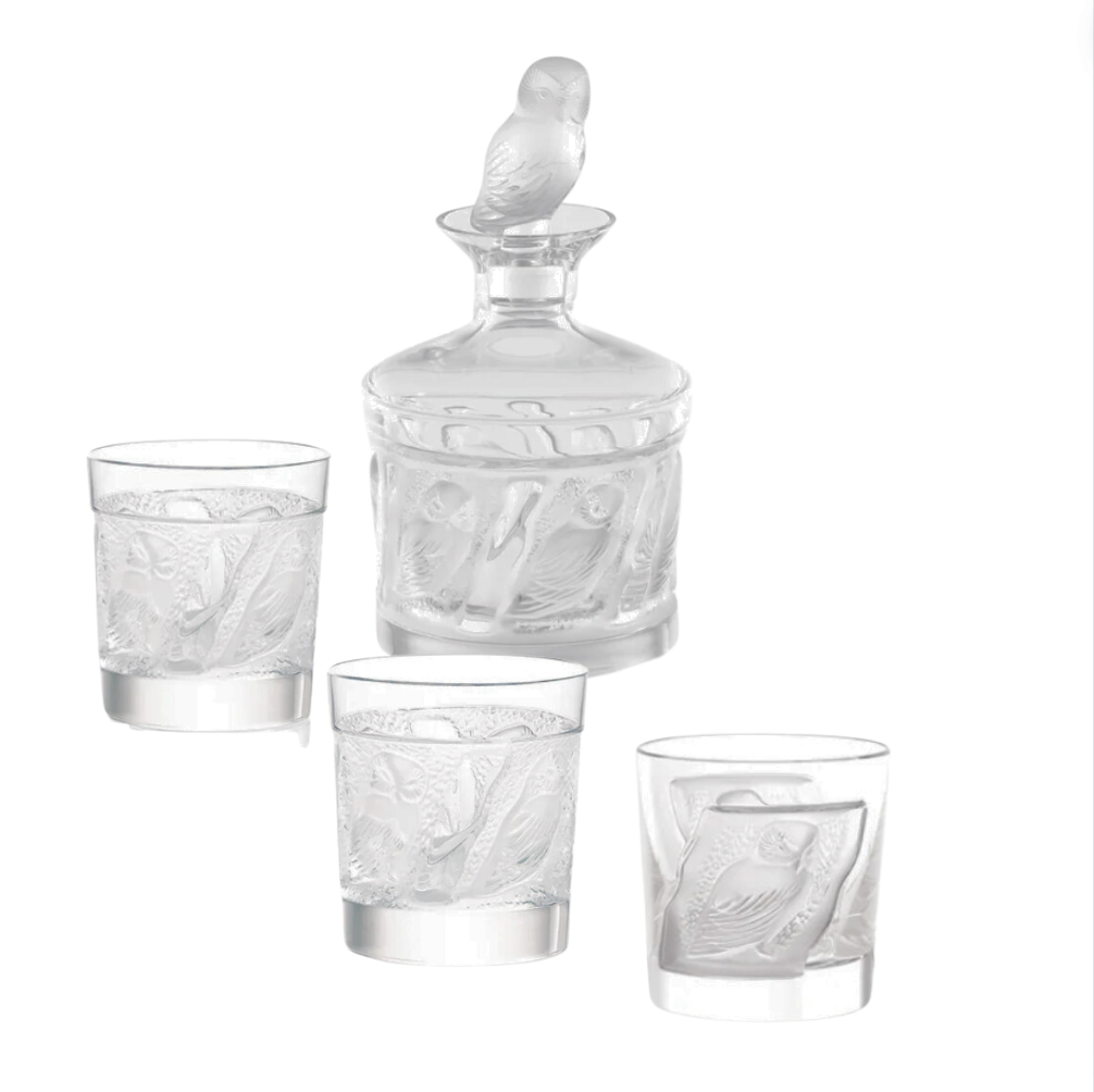 Tab - Lalique - Owl Barware