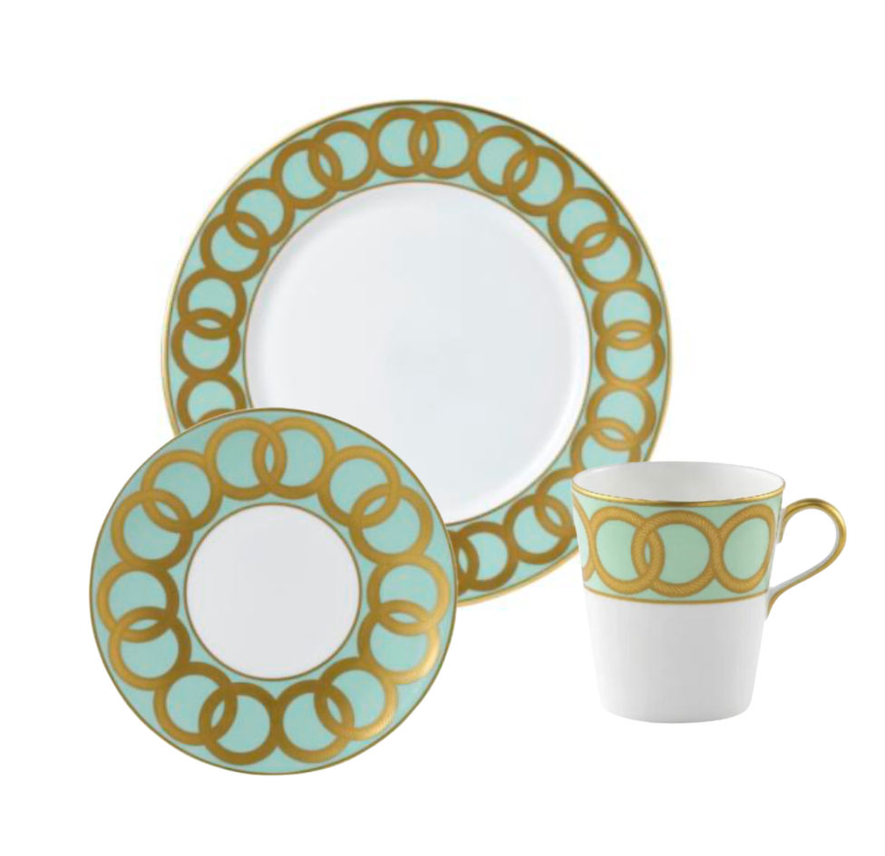 Tab - Royal Crown Derby - Riviera Dream Mint Green