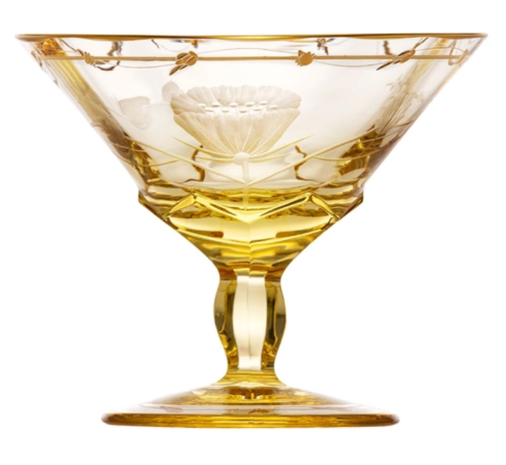 Tab - Moser - Paula Gold Rim Bowls