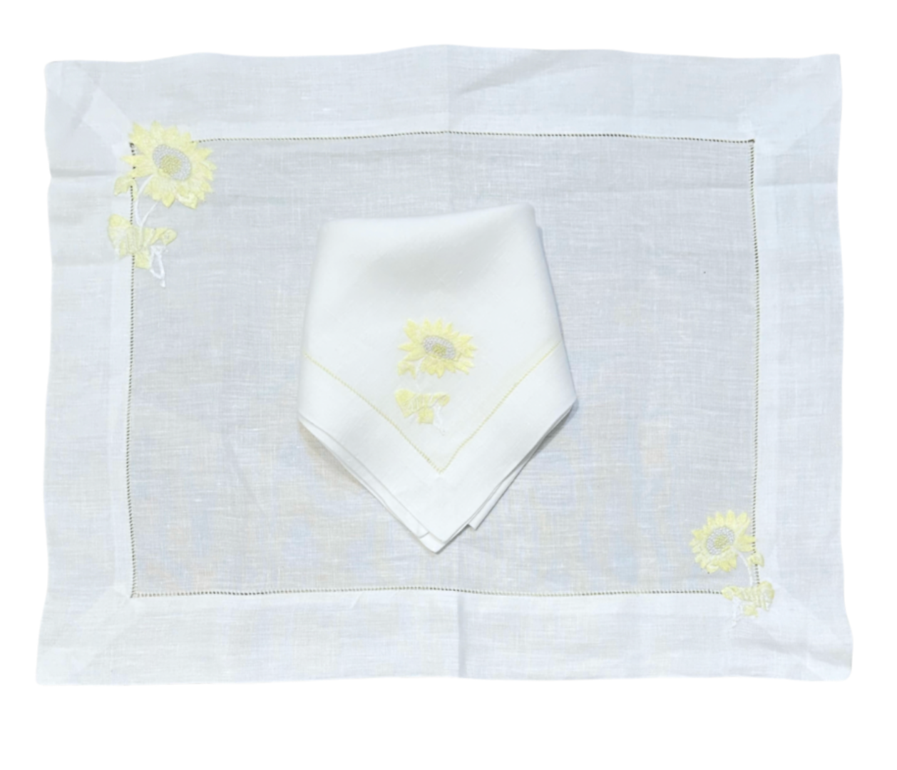 Tab - Mary Mahoney Linens - Yellow Flower