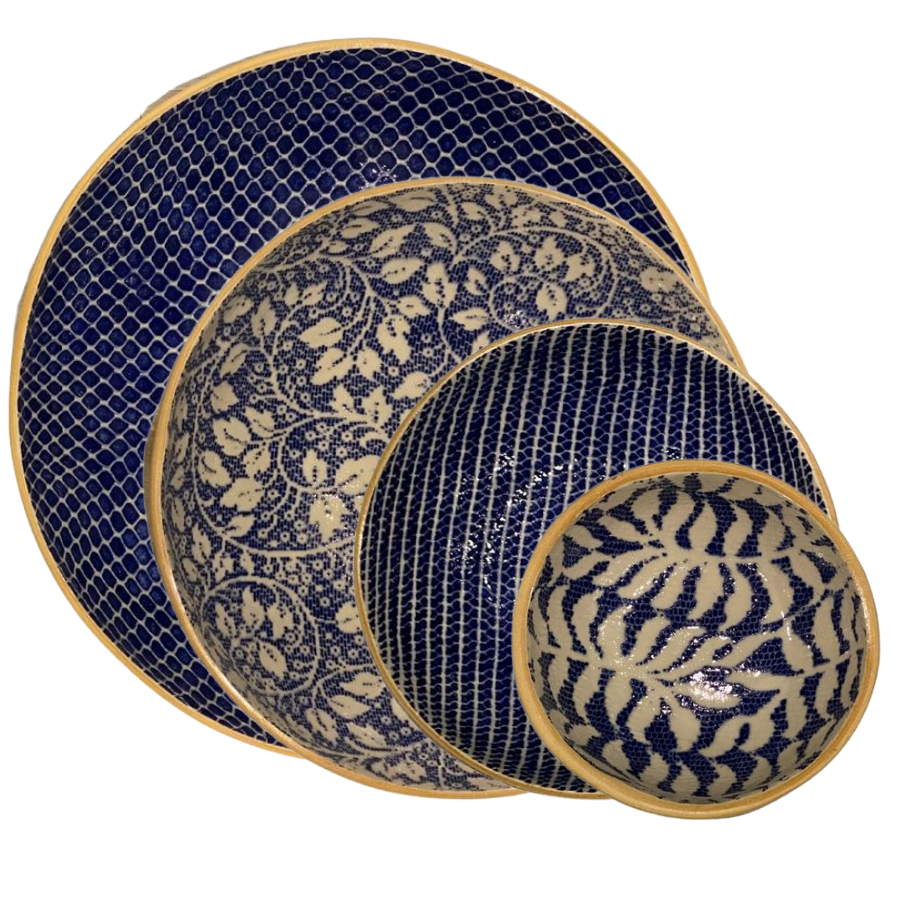 Tab - Terrafirma Ceramics - Assorted Blue Bowls - Main