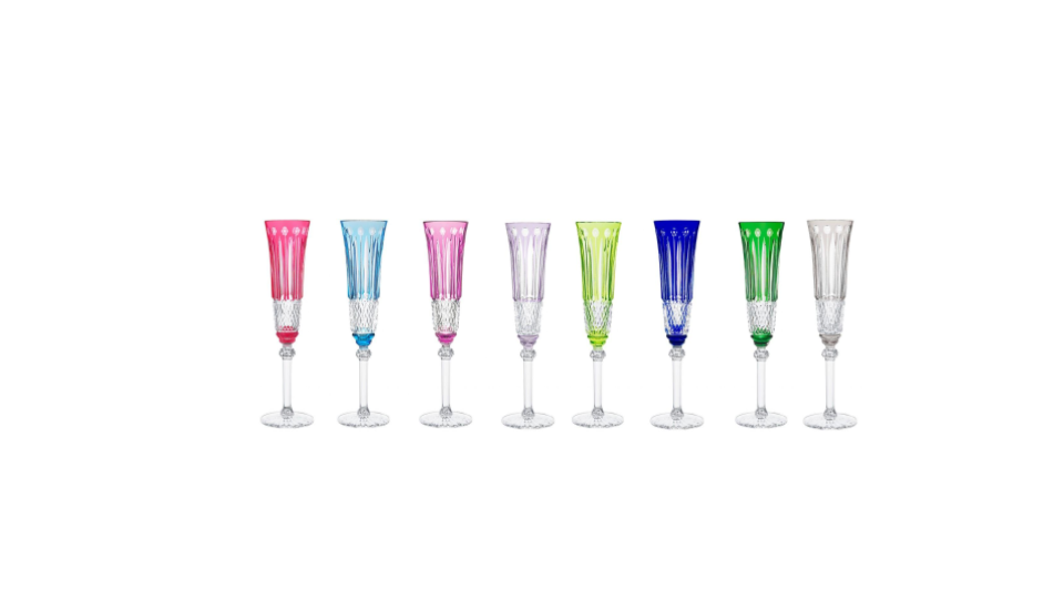 Tab - Saint Louis Crystal - Tommy Champagne Flutes - Main