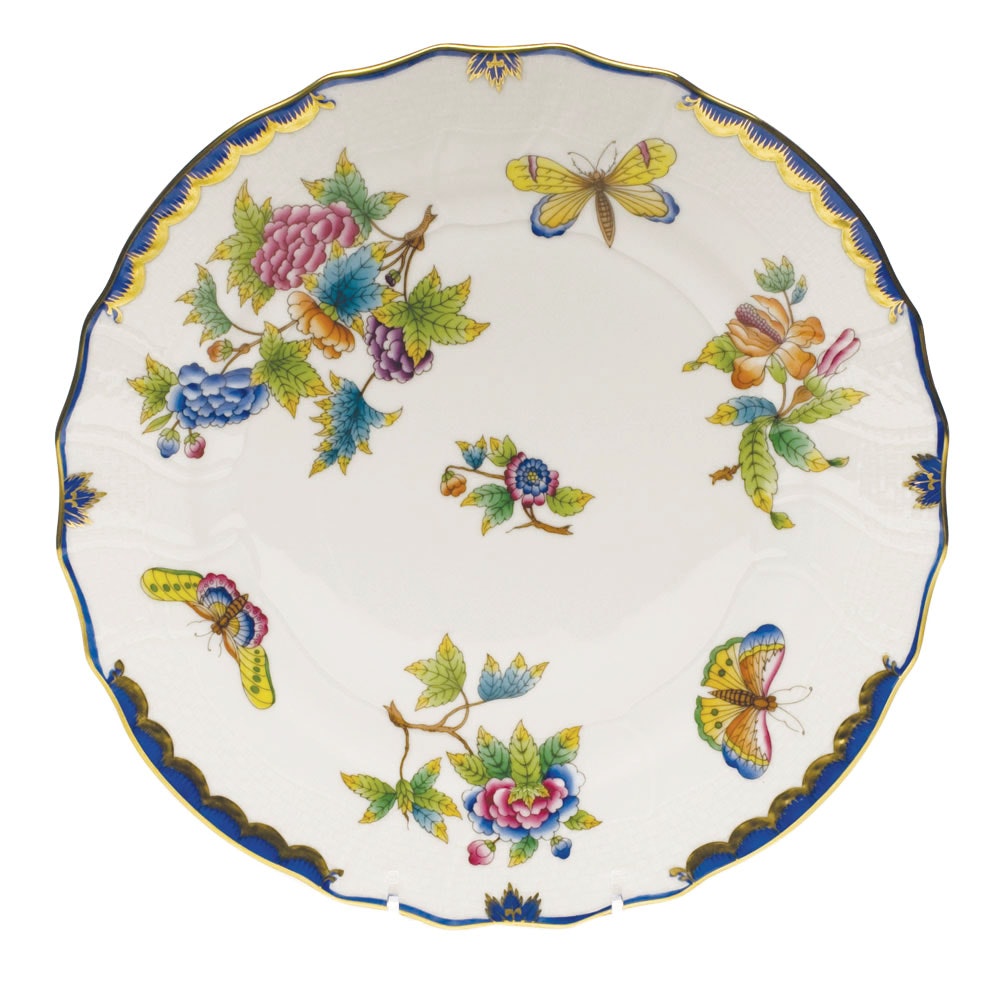 Tab - Herend - Queen Victoria Blue Border - Main