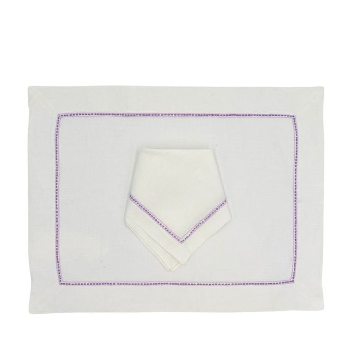 Tab - Mary Mahoney Linens - Pebbles purple - Main