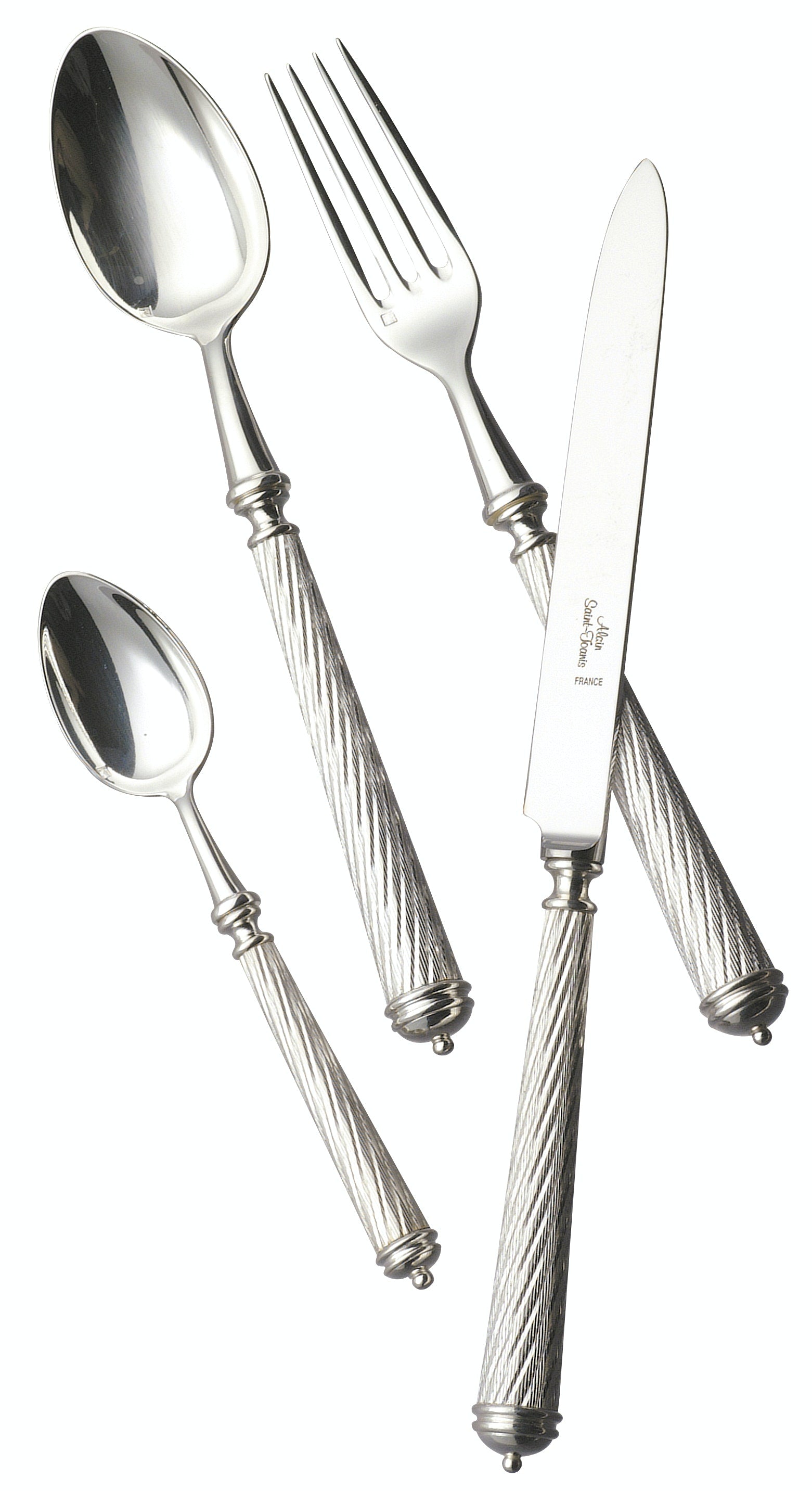 Tab - Alain Saint Joanis - Cable Silver Flatware - Main