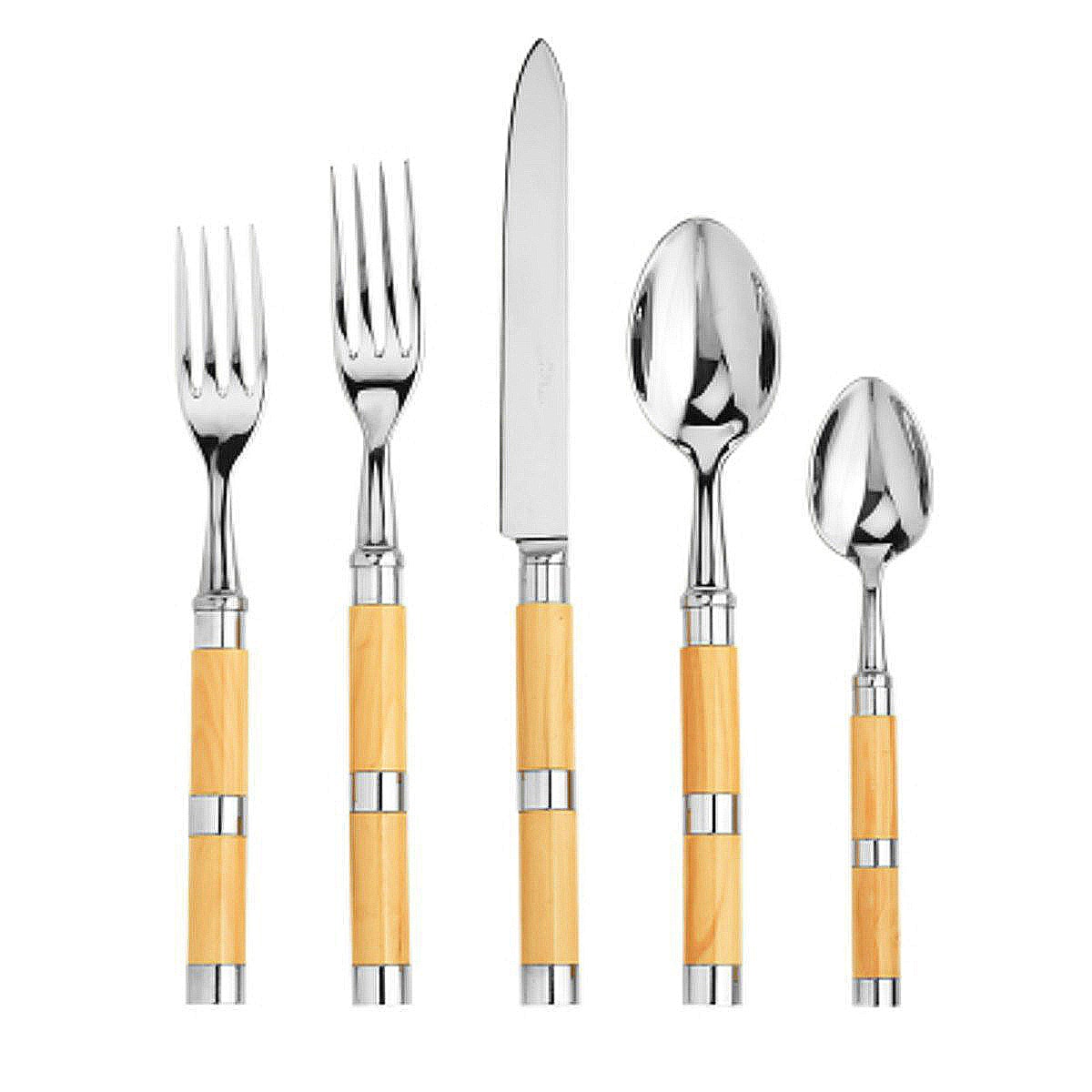Tab - Alain Saint Joanis - Carla Boxwood Stainless Flatware - Main