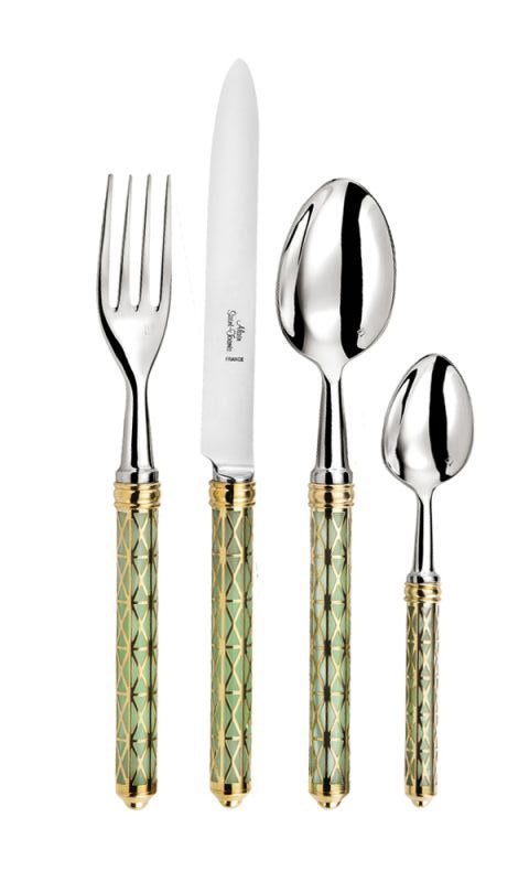 Tab - Alain Saint Joanis - Louxor Gold & Anise Flatware - Main