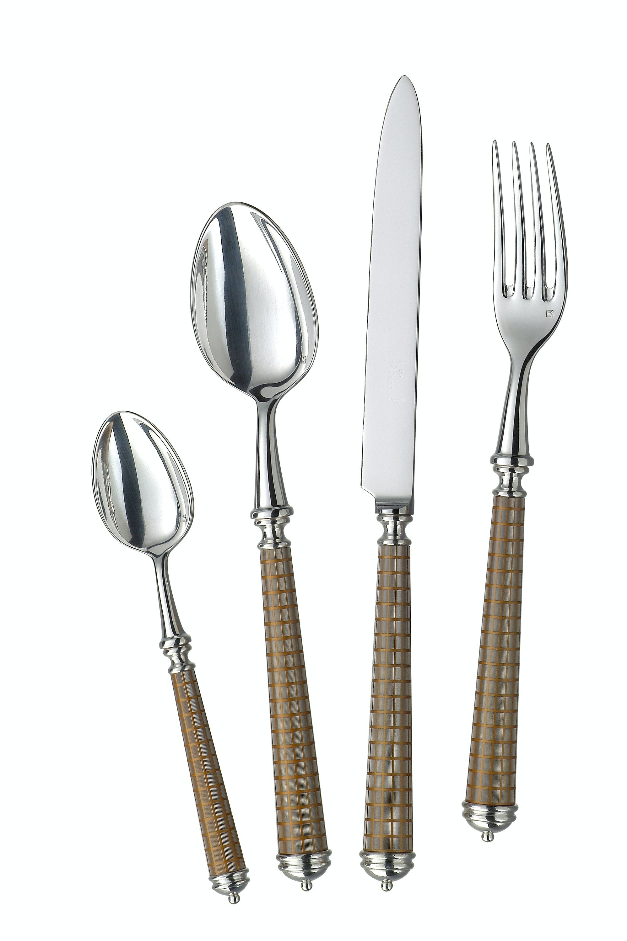Tab - Alain Saint Joanis - Quadrille Gold Flatware - Main