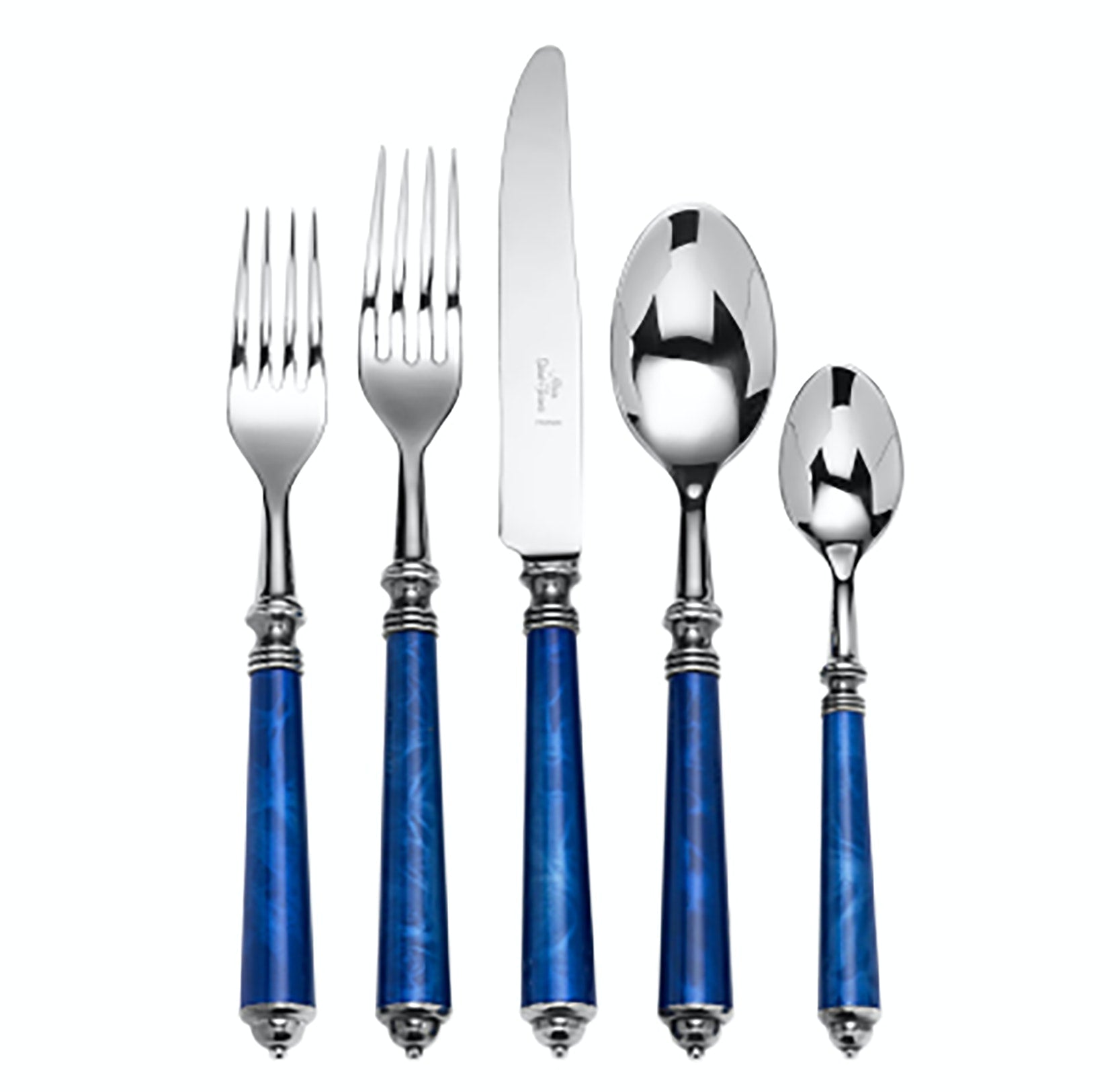 Tab - Alain Saint Joanis - Seville Silverplate Blue Flatware - Main