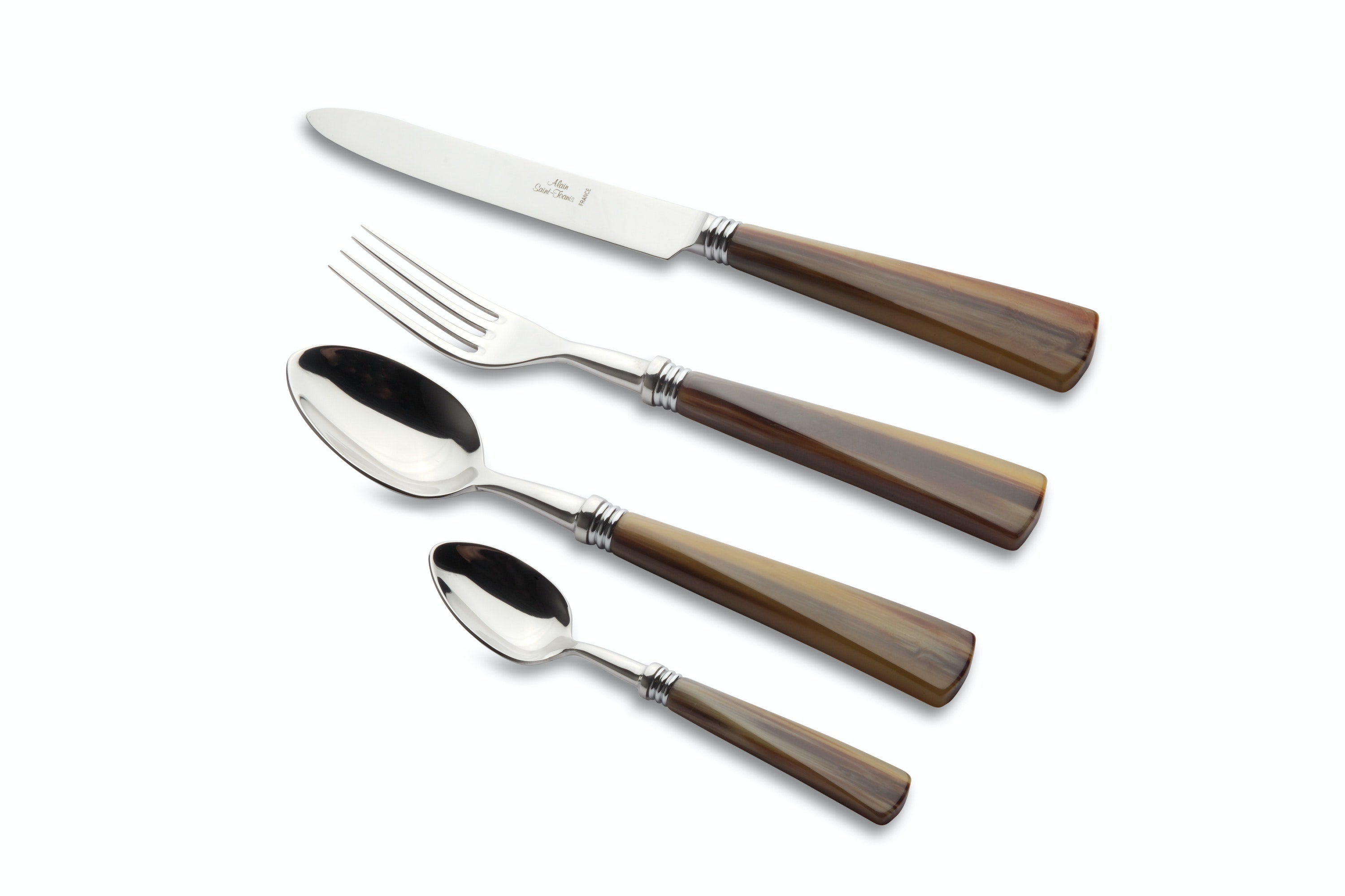 Tab - Alain Saint Joanis - Tonia Dark Horn Flatware - Main