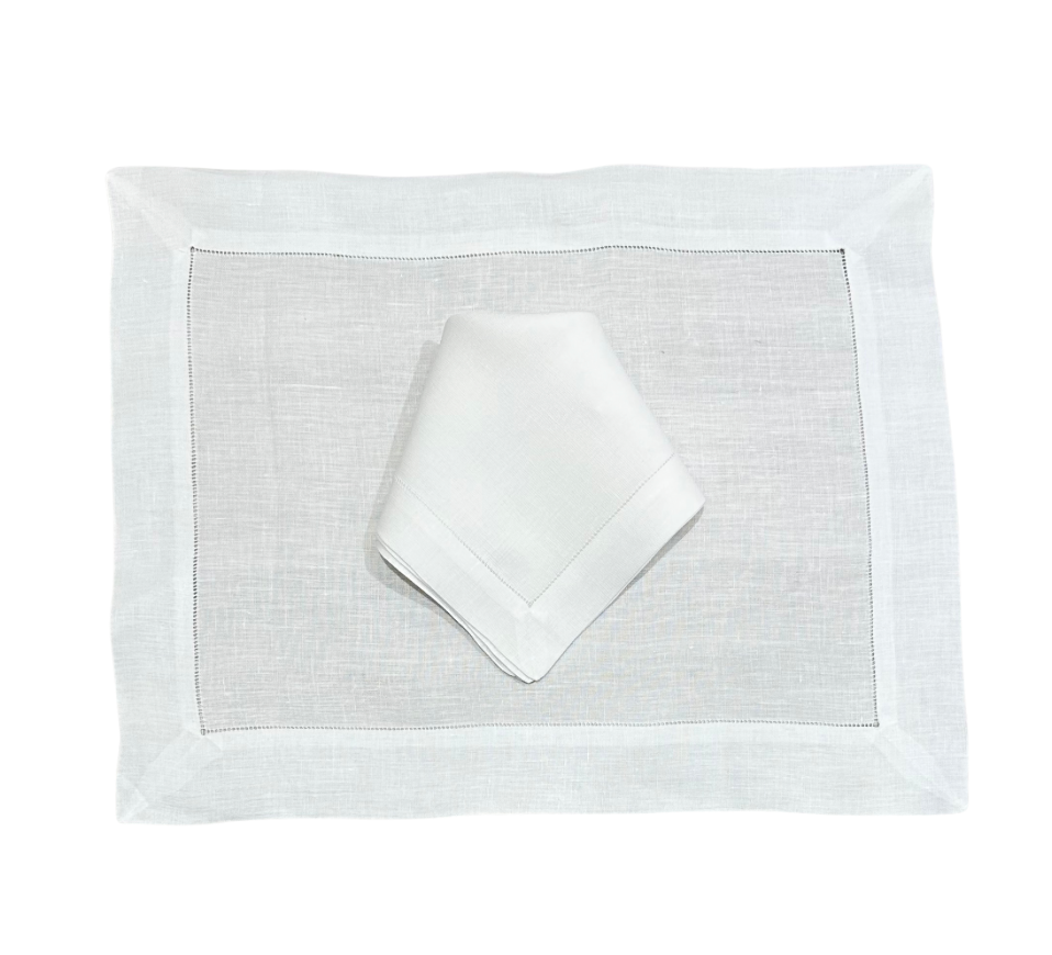 Tab - Mary Mahoney Linens - Simplicity White