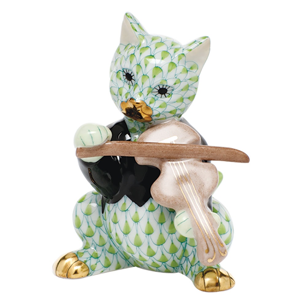 Tab - Herend - Cat with Fiddle - Main