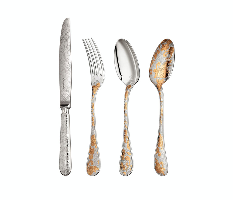 Tab - Christofle - Jardin d'Eden Silverplate with Gilded Accents - Main