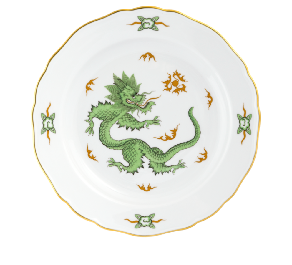 Tab - Meissen - New Ming Dragon Green