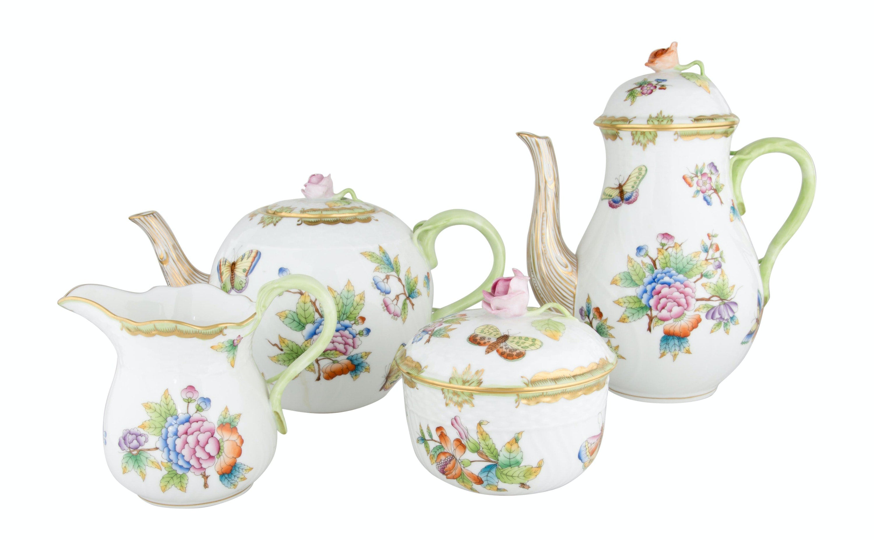 Tab - Herend - Queen Victoria Coffee and Tea Service - Main