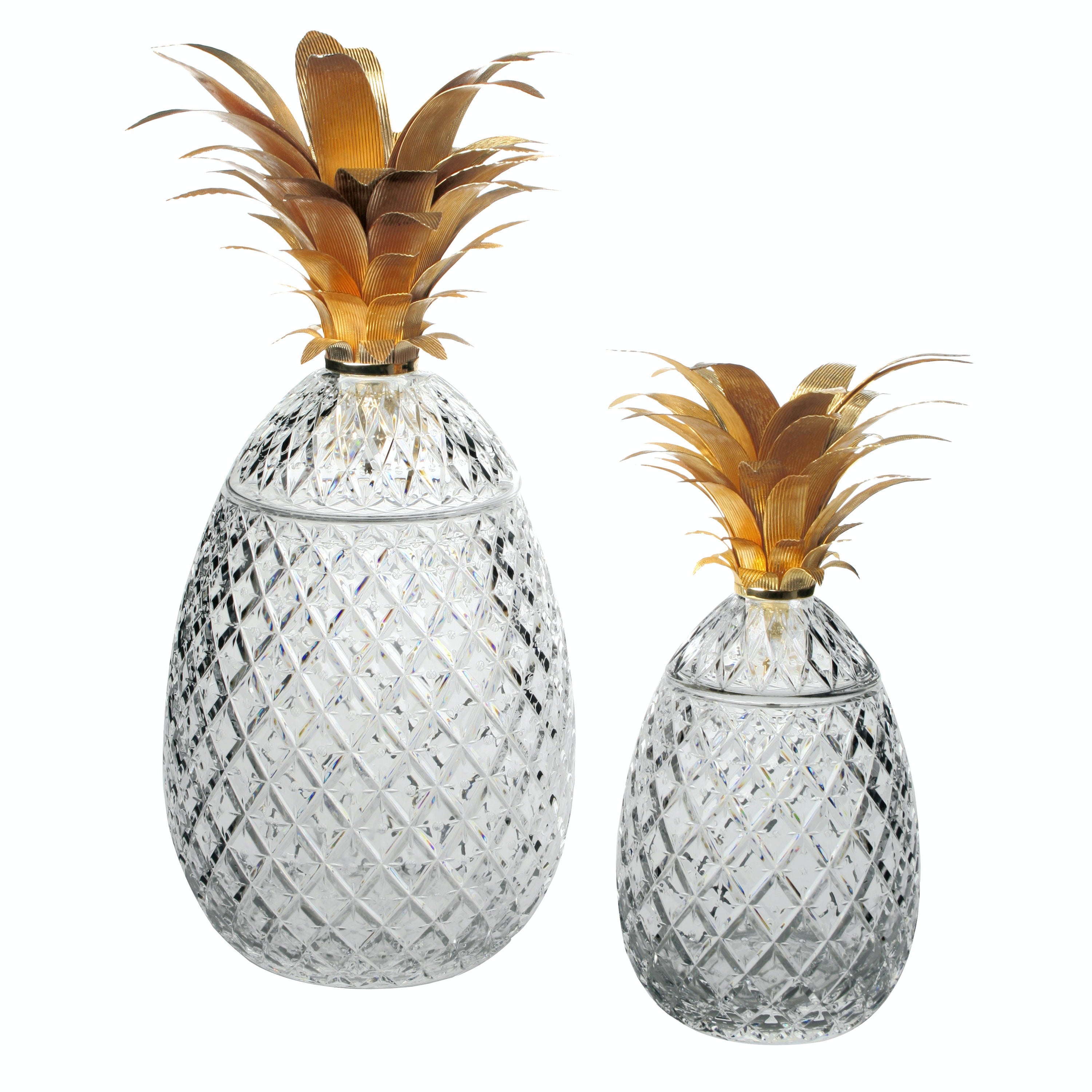 Tab - William Yeoward - Isadora Pineapple Centerpiece Gold Fronds - Main