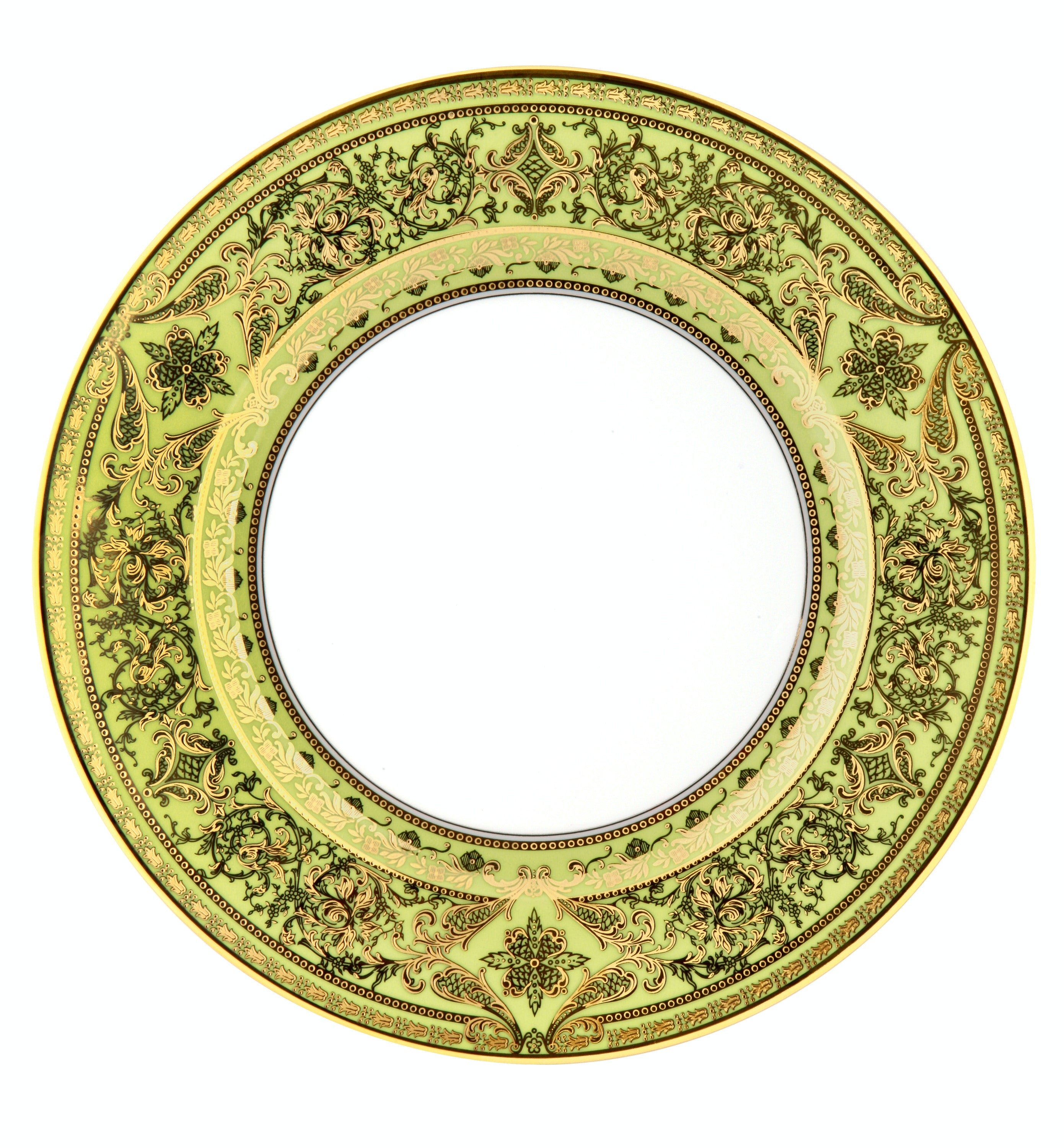 Tab - Haviland - Matignon Apple Green & Gold - Main