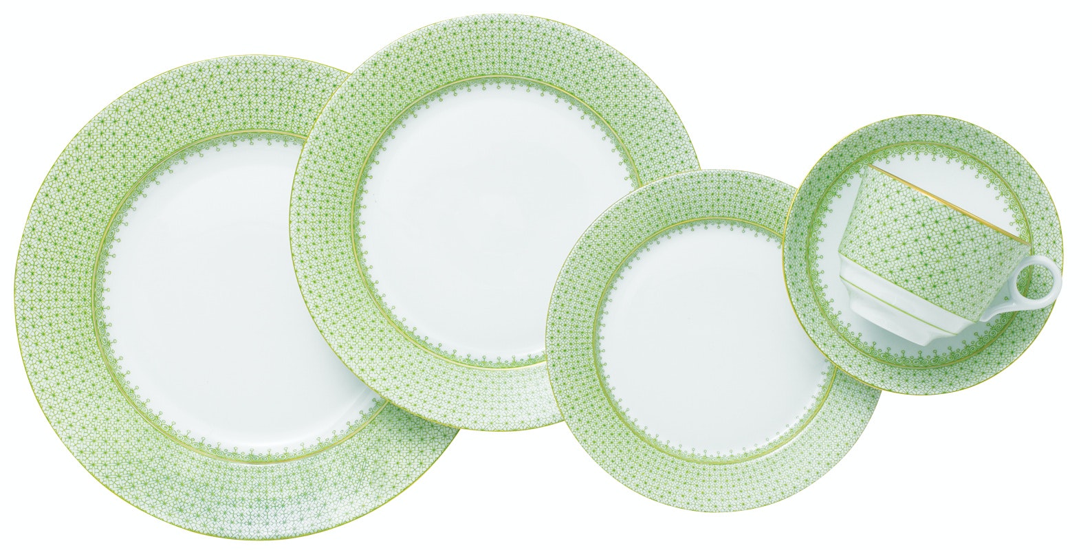 Tab - Mottahedeh - Apple Green Lace - Main